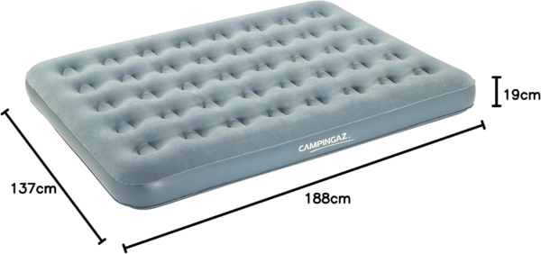 Campingaz Quickbed Double Luftbett, PVC grau, 19 x 188 x 137 cm Bild 10