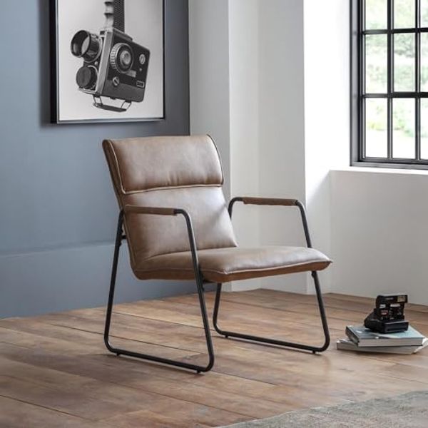 Julian Bowen Gramercy Stuhl, Braun/Schwarz