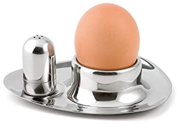 Weis 15112 Edelstahl Eierbecher Set mit Streuer
