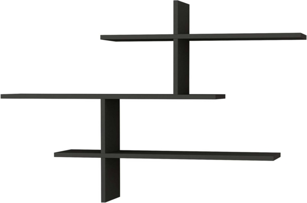 Skye Decor Wandregal 100% MELAMINE COATED PARTICLE BOARD, 80,5 cm x 22 cm x 123 cm S1727 Bild 1