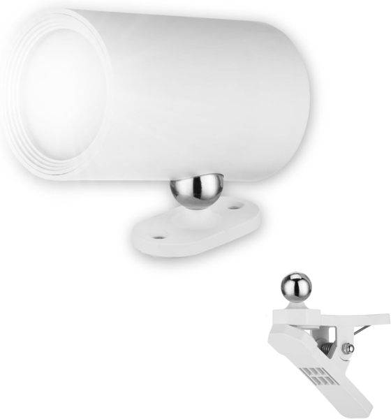 REV LED Akku Clip Leuchte mit Schalter, weiß 2014100300