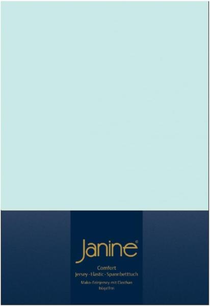 Janine Jersey Elastic Spannbetttuch | 90x190 cm - 100x220 cm | blau