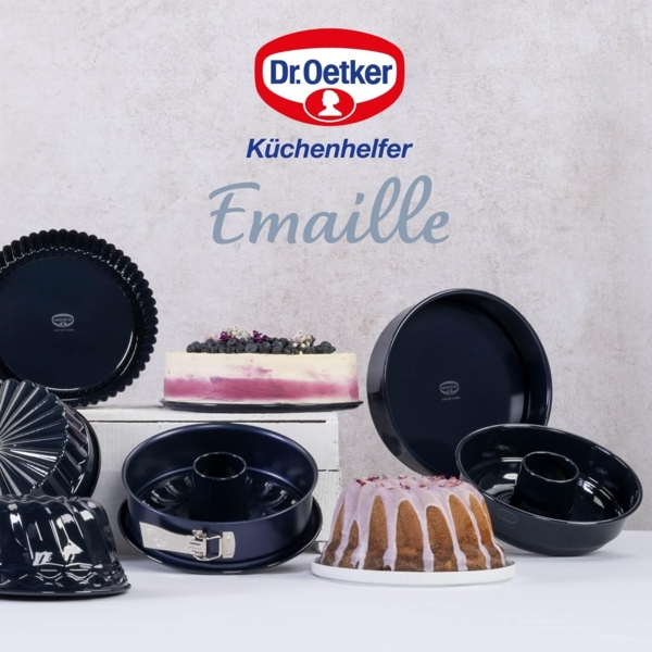 Dr. Oetker - Back-Liebe Emaille Garantieform 28cm Hebeboden Rund- Backform 2363 Bild 8