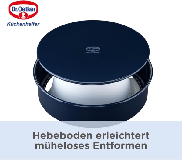 Dr. Oetker - Back-Liebe Emaille Garantieform 28cm Hebeboden Rund- Backform 2363 Bild 5