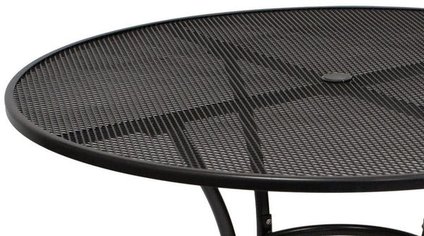 Tisch RIVO 110cm rund, Streckmetall eisengrau Bild 5