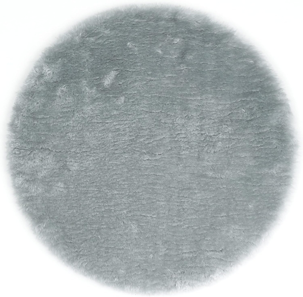 andiamo Lambskin Sitzkissen, Polyester, Hellgrau, rund 40 cm