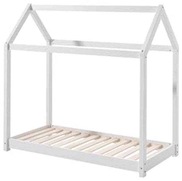Vipack Hausbett, Holz weiß, 70x140 cm
