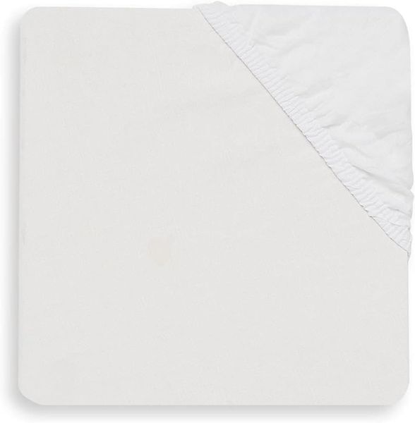 Jollein Spannbettlaken Baumwolle 60x120 cm Weiß