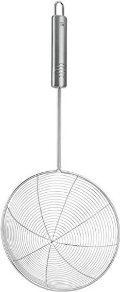 Edelstahl Abseihlöffel Schaumlöffel Schöpflöffel Schaumkelle 39. 5 cm Silber Bild 2