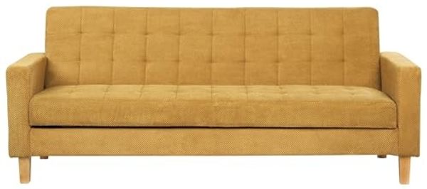 Schlafsofa VEHKOO Senfgelb