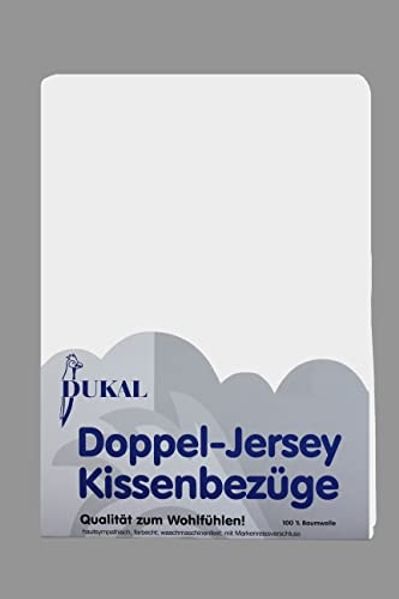 DUKAL Kissenbezüge aus hochwertigem Doppel-Jersey, 100% Baumwolle, (1 Stück), 40x40 cm, mit Reißverschluss, Made in Germany