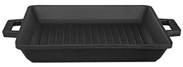 Grillpfanne 26x26 cm Gusseisen emailliert LAVA CAST IRON