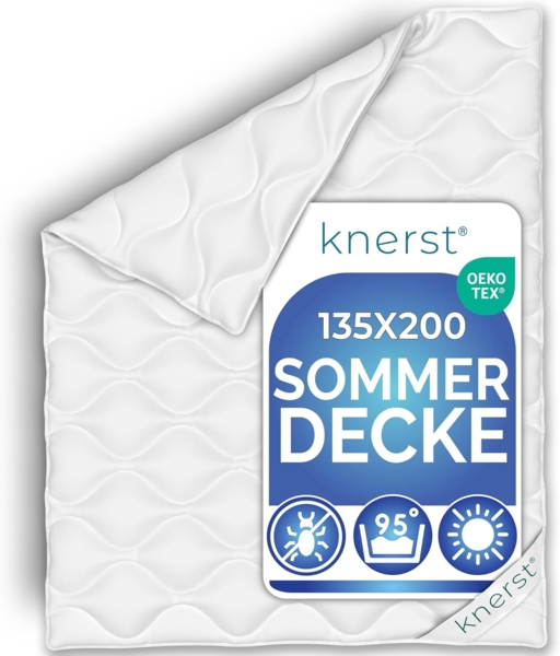 KNERST Microfaserbettdecke Mikrofaserbettdecke Sommerdecke Ganzjahresdecke 135x200, 155x220, uvm, Füllung: Klimafaser-Polyesterfüllung, Allergikerfreundlich, atmungsaktiv, temperaturausgleichend