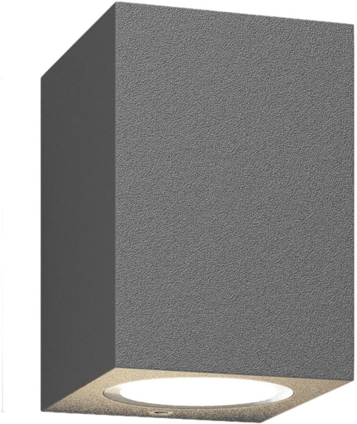 Lucande Außen-Wandleuchte Xava, Metall, Schwarz IP65, 1 x 5 W LED