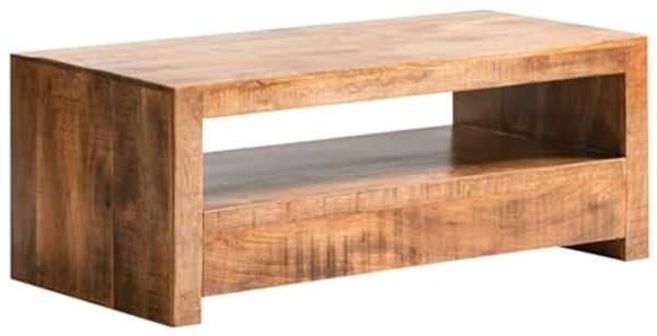 TV-Bank Country Massivholz 115x45x55 – Rustikal, Stilvoll & Praktisch – Holen Sie sich Landhausflair