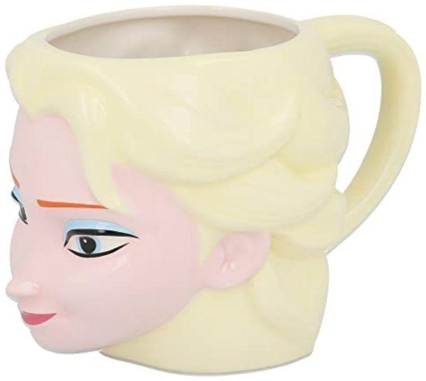 3D Motivtasse Kopf Elsa aus Disneys Frozen Keramiktasse Becher Geschenk