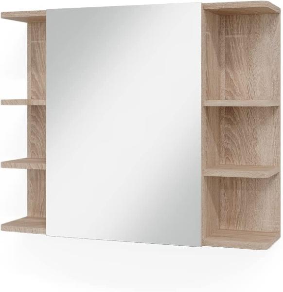 Vicco Spiegelschrank Badspiegel Wandspiegel Fynn Sonoma 80x64 cm modern Spiegel Badmöbel