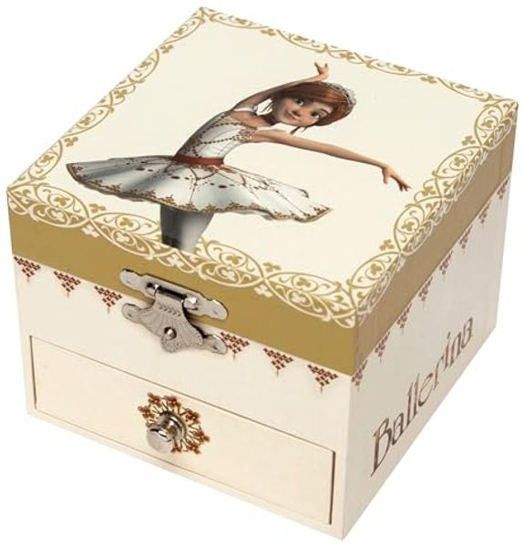 Phosphoreszierende Spieldose Ballerina© - Leuchtet in der Nacht