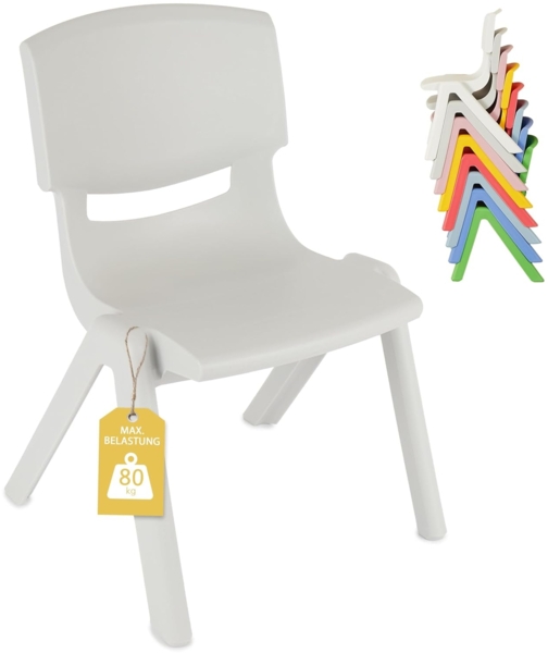 Bieco Kinderstuhl eisgrau