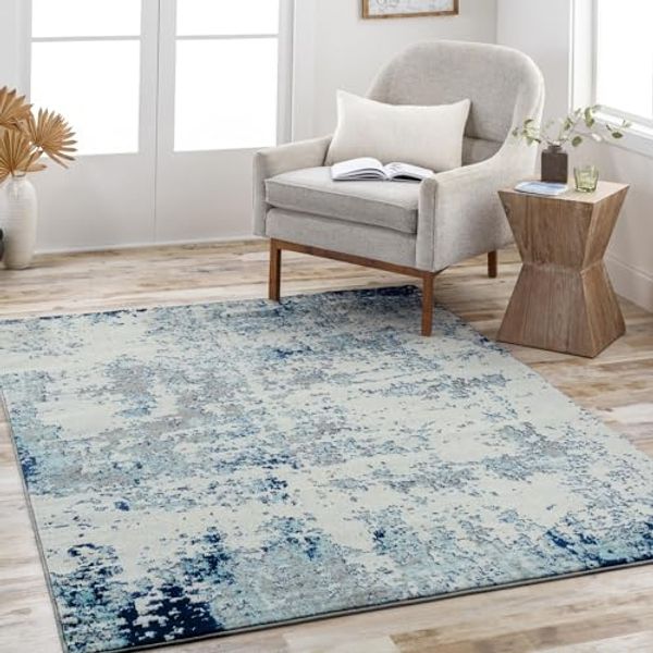 Livabliss Teppich DUNKIRK, rechteckig, Höhe: 11 mm, Moderner Designerteppich in Marmor Optik, Kurzflor Wohnzimmerteppich