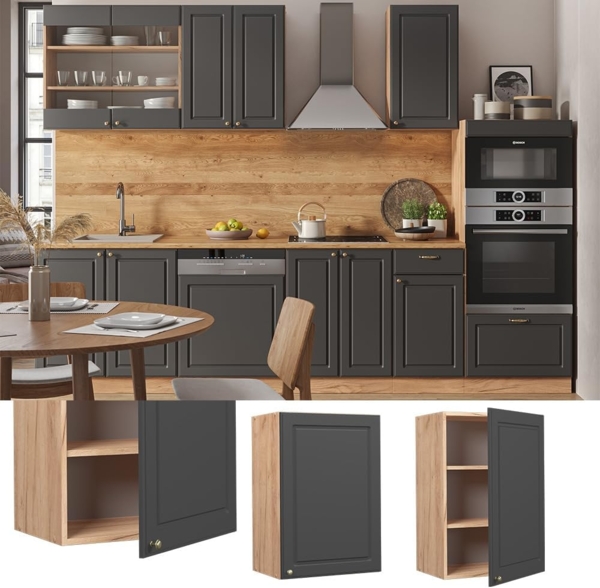 Hängeschrank Fame-Line Anthrazit-Gold 50 cm Vicco Bild 3