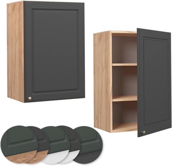 Hängeschrank Fame-Line Anthrazit-Gold 50 cm Vicco Bild 5