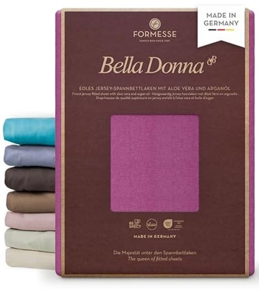 Formesse Bella-Donna Jersey Spannbettlaken|140x200 - 160x220 cm| fuchsia
