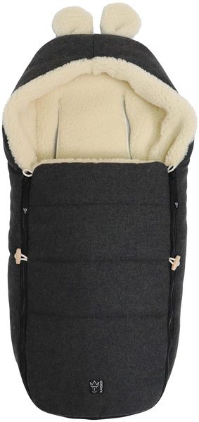 Kaiser Fußsack Hoody Maus Wool, Babyschalenfußsack