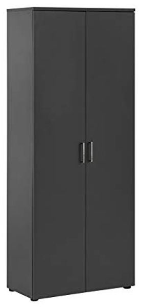 Möbelpartner Denver Aktenschrank, Anthrazit, ca. 80,2 x 41 x 199,7 cm