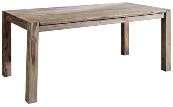 Esstisch Sheesham 120x90x76 grau geölt NATURE GREY #502