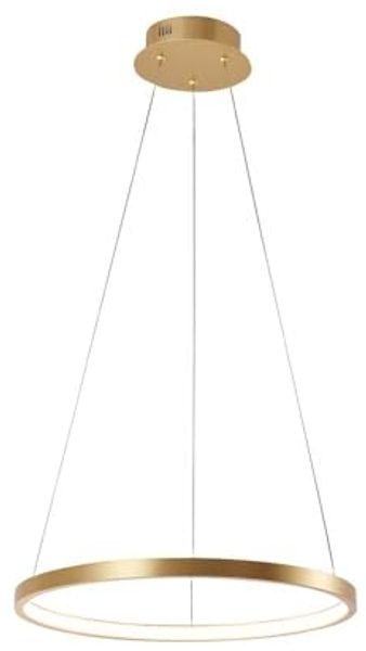 JUST LIGHT 11522-12 LED Pendelleuchte Circle 39cm 3000K Gold
