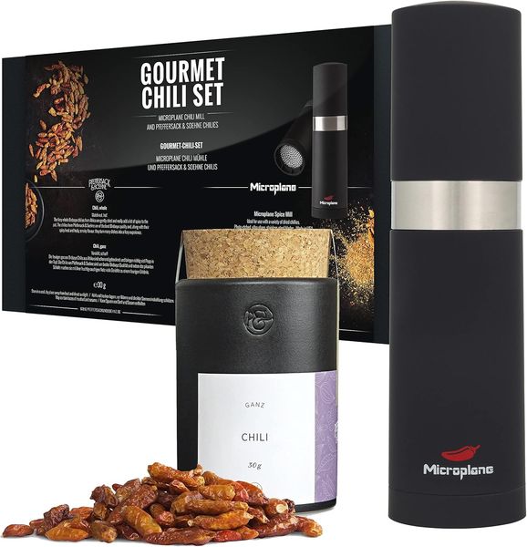 Microplane GOURMET Gewürzmühle für Chili