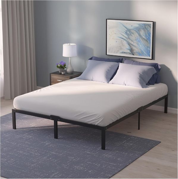 Bett 180x200 mit Lattenrost Metall 36cm Dreamzie - Bettgestell 180x200 cm Robust, Leichte Montage, Umfangreicher Stauraum