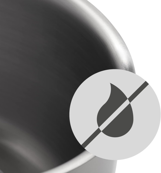 WMF Topf-Set Astoria, Cromargan® Edelstahl Rostfrei 18/10 (Set, 11-tlg, 2x Bratentopf mit Deckel, 3x Kochtopf mit Deckel, 1x Stielkasserolle), 11-teilig, hochglanzpoliert, mit Schüttrand, TransTherm-Allherdboden Bild 8