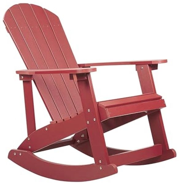 Garten-Schaukelstuhl ADIRONDACK Rot