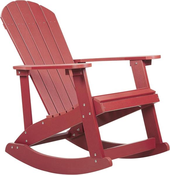 Gartenstuhl ADIRONDACK Holzwerkstoff Rot