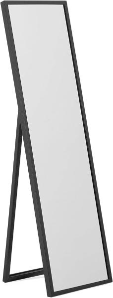 Stehspiegel schwarz rechteckig 40x140 cm TORCY