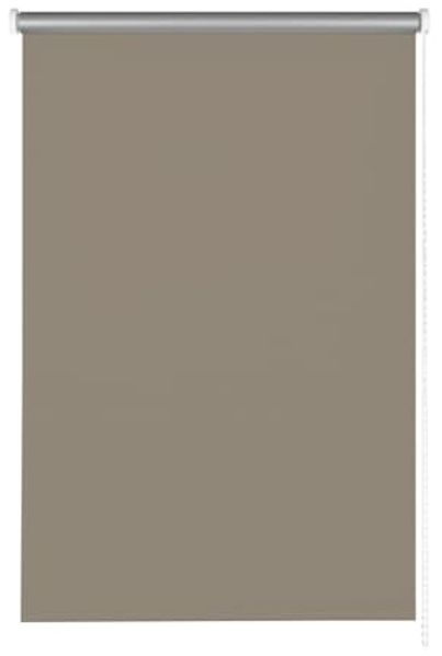 Rollo Seitenzugrollo Thermo energiesparend, GARDINIA, abdunkelnd, mit Bohren, verschraubt, Schrauben, Thermo Rückseite