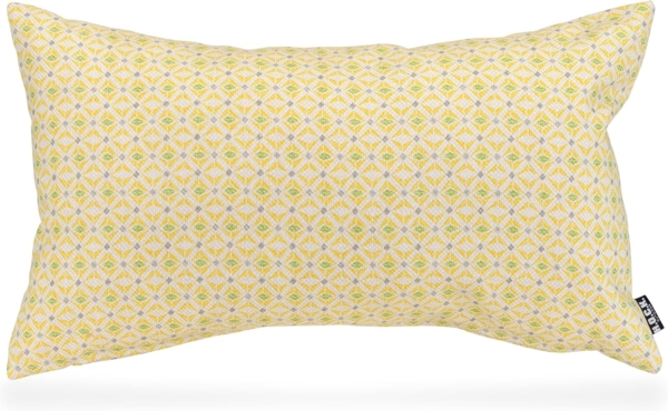 H.O.C.K. Dekokissen Yuri, mit farbigen Mustermix, Kissenhülle mit Füllung, 1 Stück