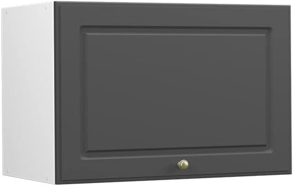 Badschrank Fame-Line Anthrazit-Gold 60 x 40 cm Flach Vicco