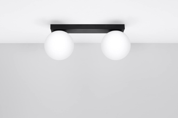 SOLLUX SL. 1152 Deckenleuchte YOLI 2XG9 12W Stahl schwarz L:34. 5cm B:12cm H:14. 5cm dimmbar Bild 2