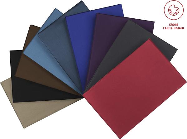 fleuresse Satin Bettwäsche Colours 135x200 cm + 80x80 cm Anthrazit Bild 2