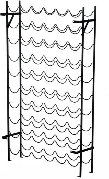 HOMCOM Weinregal Weinregal mit 10 Fächerebenen
