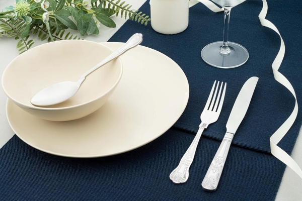 Grunwerg FIKKGR Parish Besteck Kings Sortiment 12er Set Fischmesser, Edelstahl, 1. 5mm, 12 Bild 4