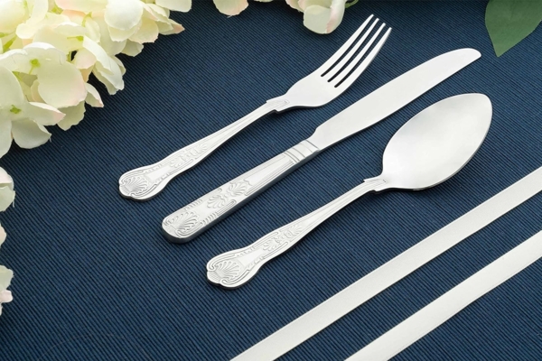 Grunwerg FIKKGR Parish Besteck Kings Sortiment 12er Set Fischmesser, Edelstahl, 1. 5mm, 12 Bild 3