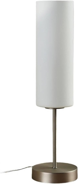 Lindby Tischleuchte Felice, LED, Glas Weiß IP20, 1 x 15 W LED