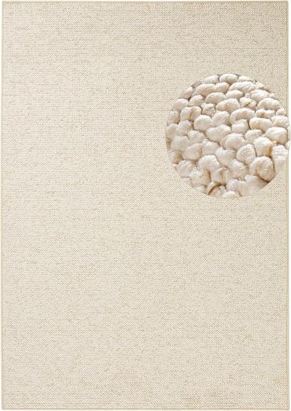 Woll-Optik Teppich Wolly Creme - 200x300x0,1cm