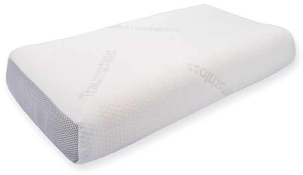 Traumschloss Nackenstützkissen Comfort, Füllung: Viskoschaum, Bezug: Polyester, Rückenschläfer, Seitenschläfer, Bauchschläfer, besonders soft mit aufwendigem 3D Würfelschnitt