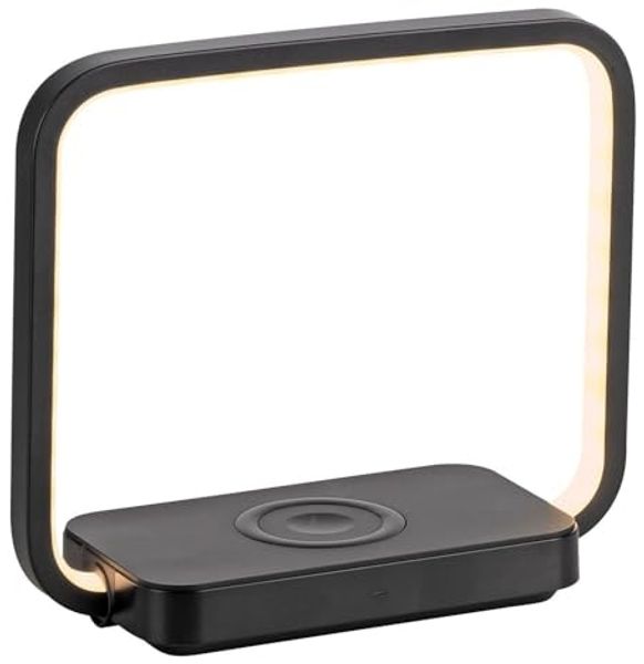 JUST LIGHT Tischleuchte OMARI, Dimmfunktion, LED fest integriert, Warmweiß, LED, dimmbar über Touchdimmer