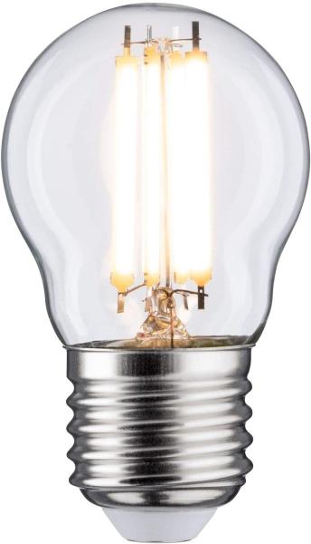 Paulmann 28655 LED Tropfen 6,5 Watt E27 Klar Warmweiß dimmbar